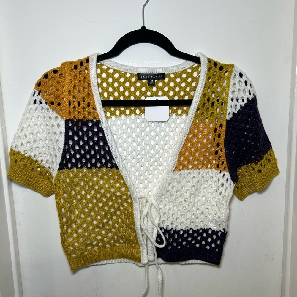 NWT crochet cover up top - Picture 4 of 7